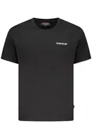 Čierne pánske tričko s krátkym rukávom