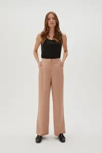 Marisse Women's Trousers L-Sp-4607 L.Brown