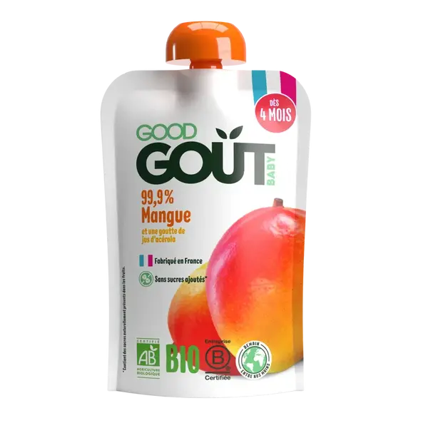 GOOD GOÛT BIO Kapsička ovocná Mango 120 g