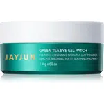 Jayjun Eye Gel Patch Green Tea hydrogélová maska na očné okolie pre rozjasnenie a hydratáciu 60x1.4 g