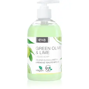 Eva Natura Green olive & Lime krémové tekuté mydlo na ruky 500 ml