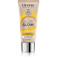 Lirene Vitamin C rozjasňujúci fluidný make-up pre dlhotrvajúci efekt odtieň 03 Beige 30 ml