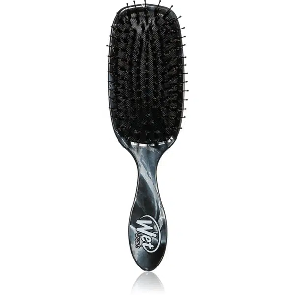 Wet Brush Shine Enhancer kefa na vlasy so štetinami z diviaka Metalic marble - onyx 1 ks