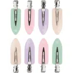 Brushworks No Crease Clips sponky do vlasov Pastel