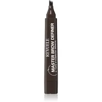 Revuele Master Brow Definer 4 Tips Eyebrow Pencil precízna ceruzka na obočie odtieň Dark 2.2 ml