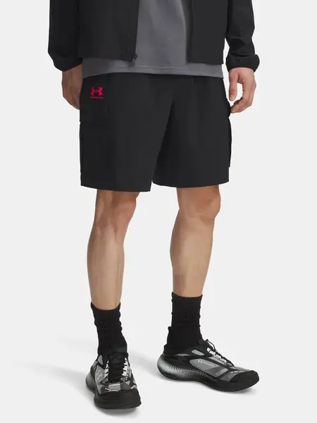 Pánské kraťasy Under Armour UA Vibe Woven Cargo Short-BLK - Pánské