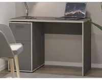 Písací stôl Elias, antracit/dub sonoma%