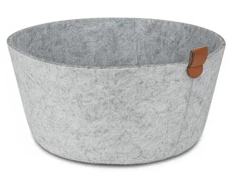 Úložný košík LifeStyle 24 cm, svetlo šedý%