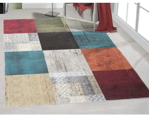 Koberec Edessa 160x230 cm, farebný vintage patchwork%