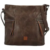 Dámska crossbody kabelka coffee - Firenze Jamia