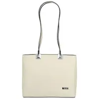 Dámska kabelka na rameno svetlo krémová - Delami Velvet Touch