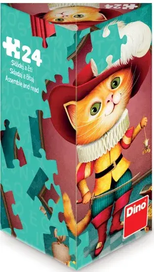 KOCOUR V BOTÁCH 24 triangl Puzzle (poškozená)