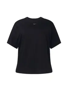 Nike Sportswear Tričko 'Essential'  čierna / biela