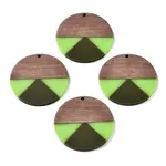 Resin & Walnut Wood Pendants