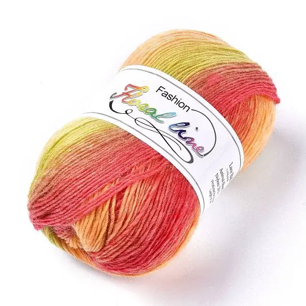 Gradient Segment Dyed Wool Knitting Crochet Yarn