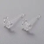 Eco-Friendly Plastic Stud Earrings