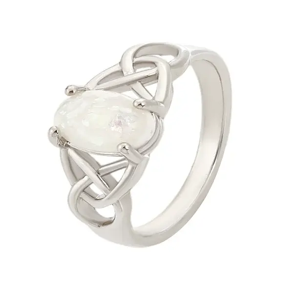 2Pcs Oval Resin Finger Rings