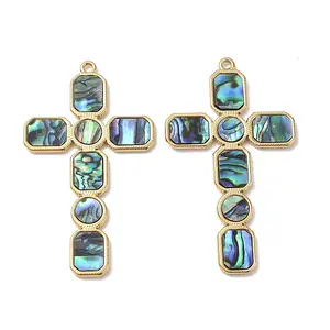 Natural Paua Shell Big Pendants