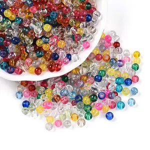 Baking Paint Transparent Glass Beads