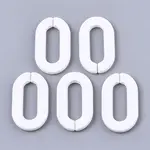 Opaque Spray Painted Acrylic Linking Rings