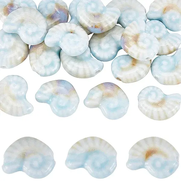 2 Sets Handmade Porcelain Beads for DIY Bracelet Accessories