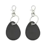 6 Sets Access Card Holder Polyestercotton Keychain