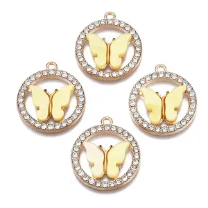 Alloy Rhinestone Pendants