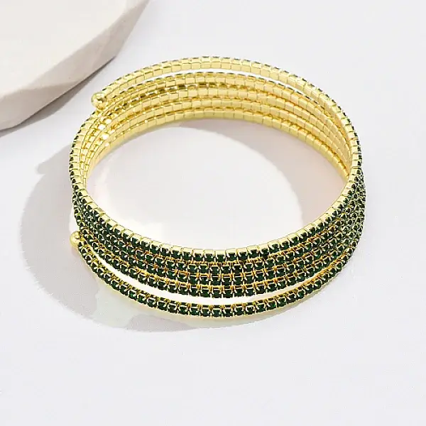 Real 18K Gold Plated Brass Multi Layer Wrap Bracelets