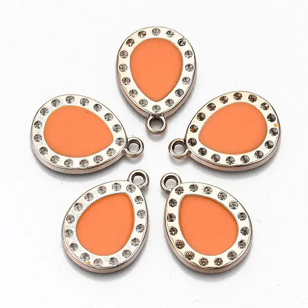 UV Plating Acrylic Pendant Rhinestone Settings