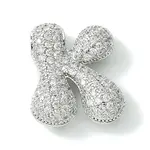 Rack Plating Brass Cubic Zirconia Pendants