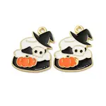 Halloween Alloy Enamel Pendants