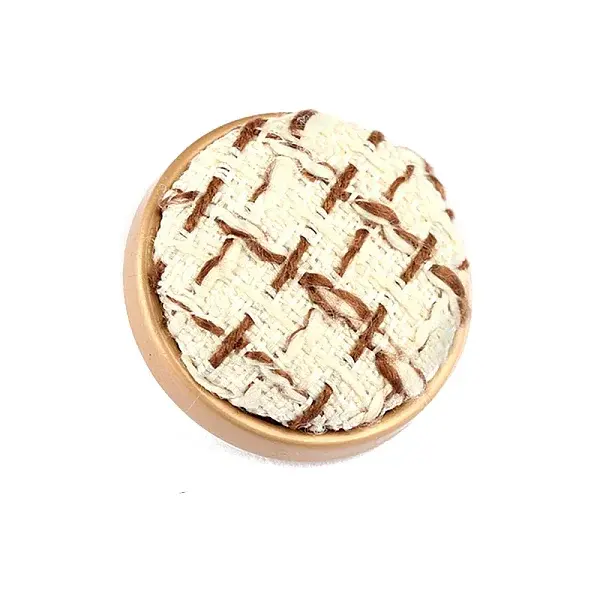 Wool Woven Metal Buttons