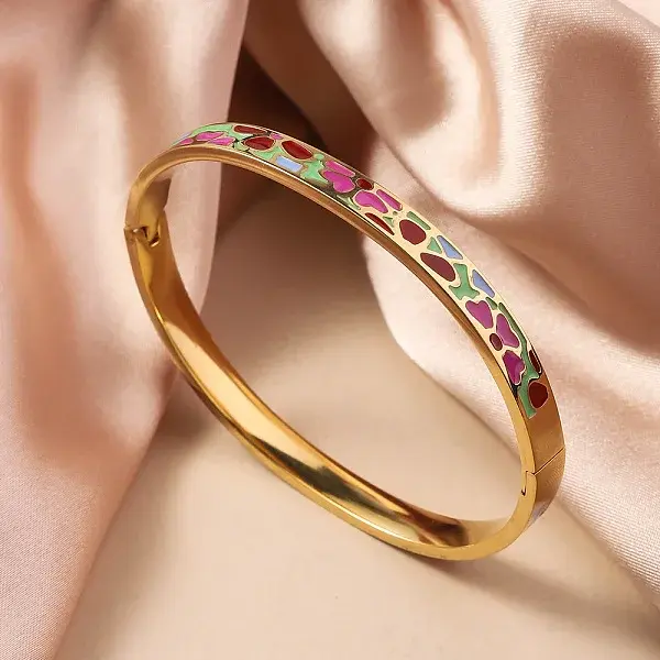 304 Stainless Steel Enamel Bangles