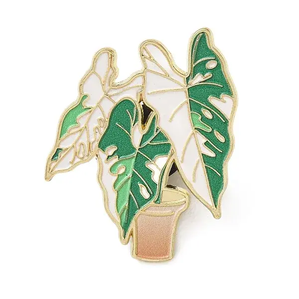 Monstera Bonsai Enamel Pin