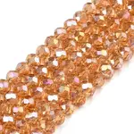 Electroplate Glass Beads Strands