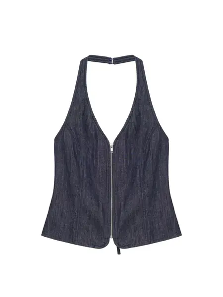 Pull&Bear Top  námornícka modrá