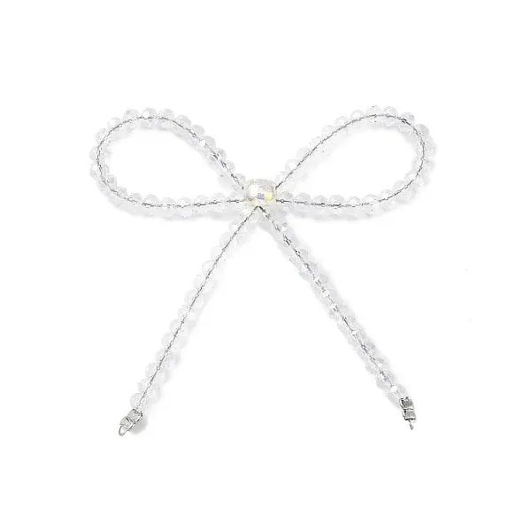 Alloy & Glass Bowknot Chandelier Component Links