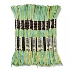 10 Skeins 6-Ply Polyester Embroidery Floss