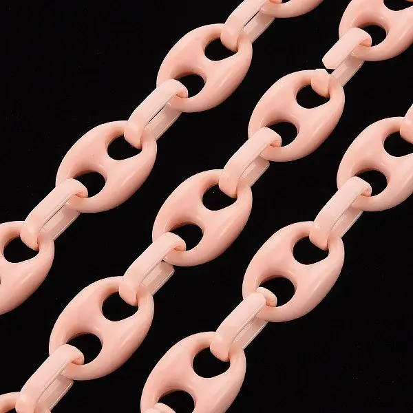 Handmade Opaque Acrylic Coffee Bean Chains
