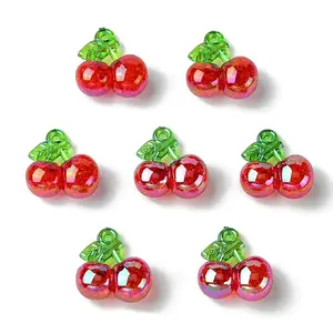 Electroplated Transparent Acrylic Pendants