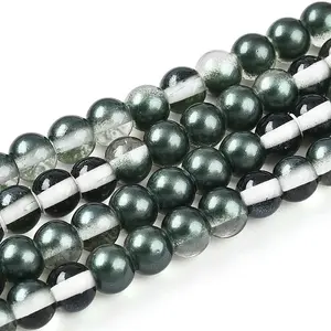 Baking Paint Transparent Glass Beads
