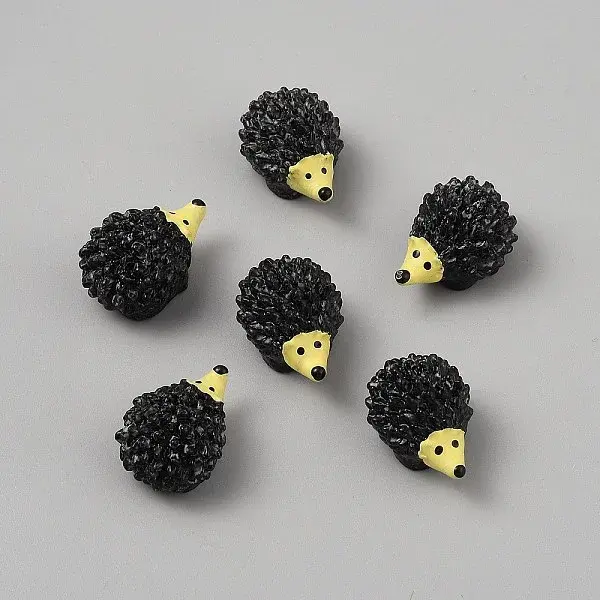 Resin Hedgehog Miniature Ornaments