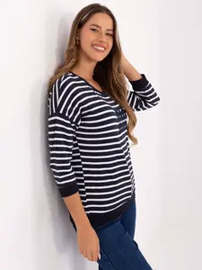 Blouse-RV-BZ-A790.47-navy blue