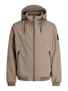 JACK & JONES Prechodná bunda  svetlohnedá