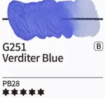 Kvašové barvy Mijello – 251 Verditer Blue