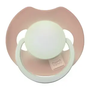 LOVI Dudlík svítící silikonový dynamický Prime 0-6m 1ks Blush