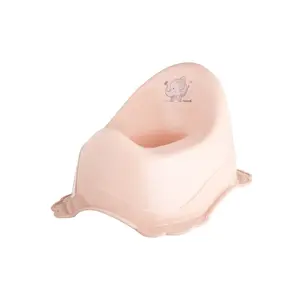 Maltex Nočník protiskluzový s hudbou Sloník Minimal - peach rose