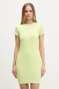 Tommy Jeans bodycon šaty bavlněné s elastanem
