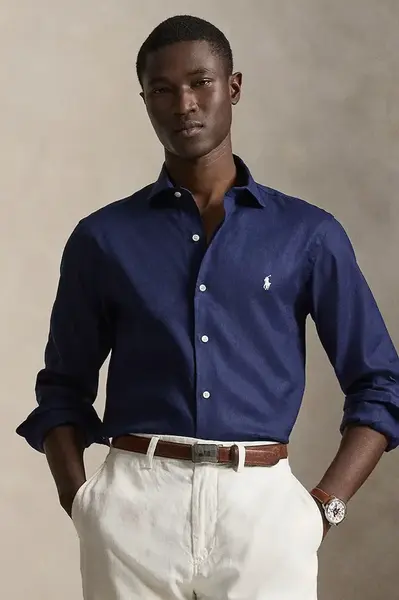 Polo Ralph Lauren  košile pánská se lnem