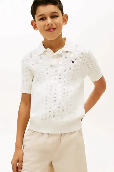 Tommy Hilfiger polo tričko detské bavlnené
